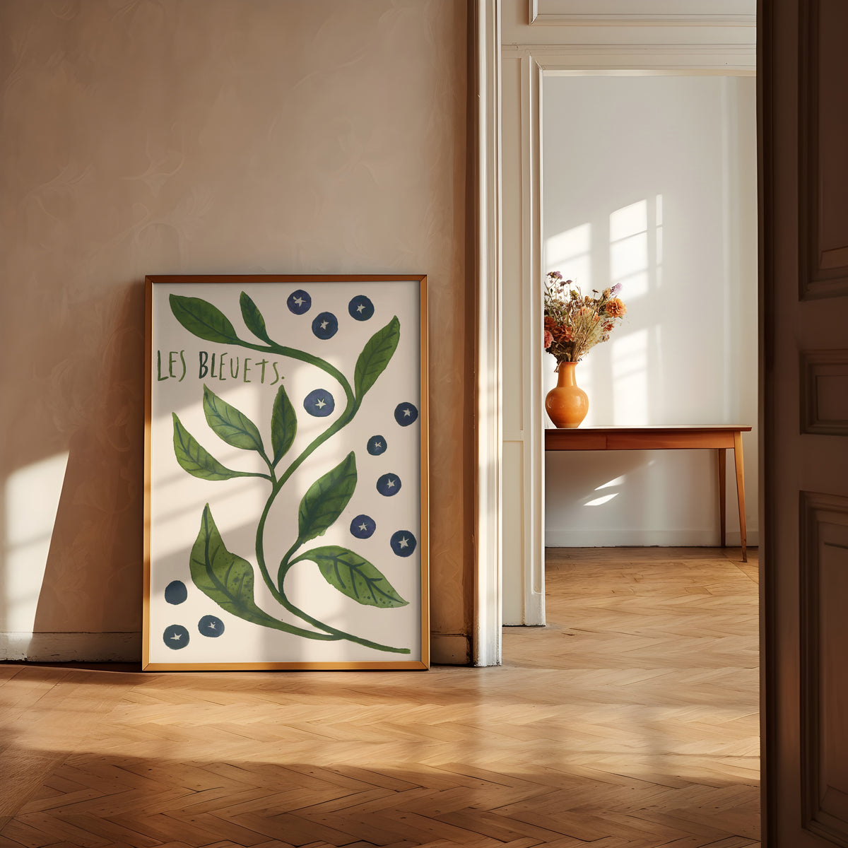 Kunstdruck - Les bleuets