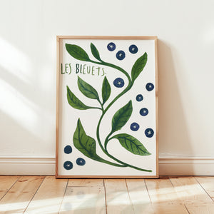 Art print - Les bleuets
