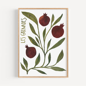 Art print - Les grenades