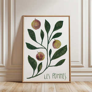 Art print - Les pommes