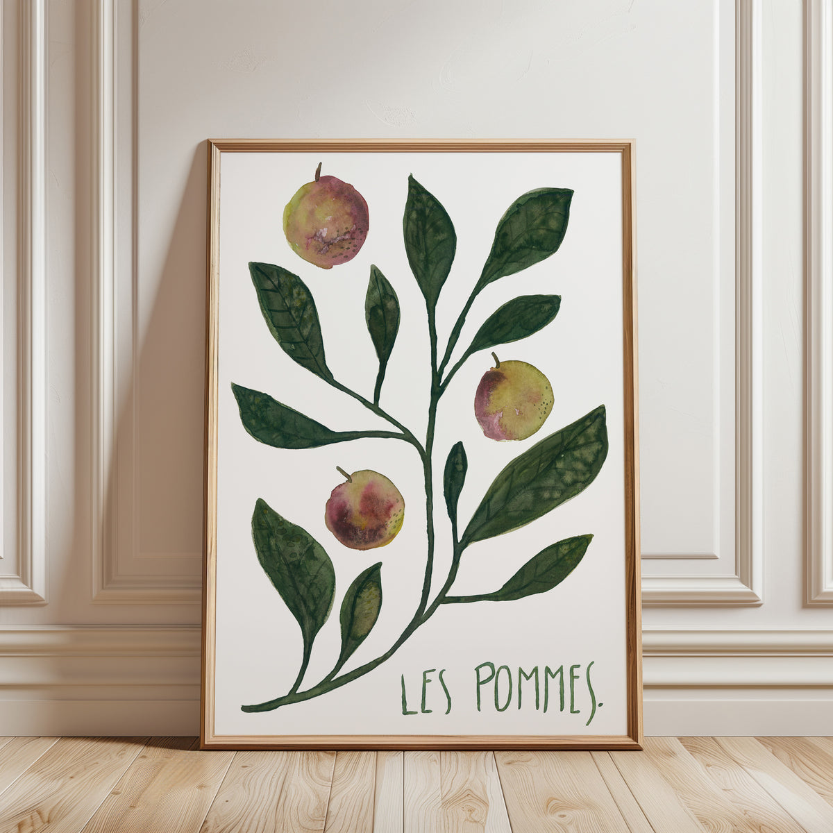 Kunstdruck - Les pommes