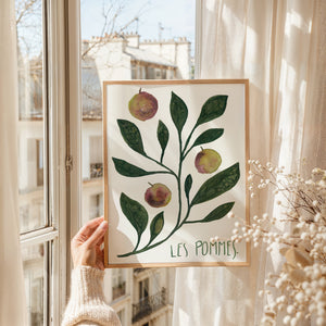 Art print - Les pommes