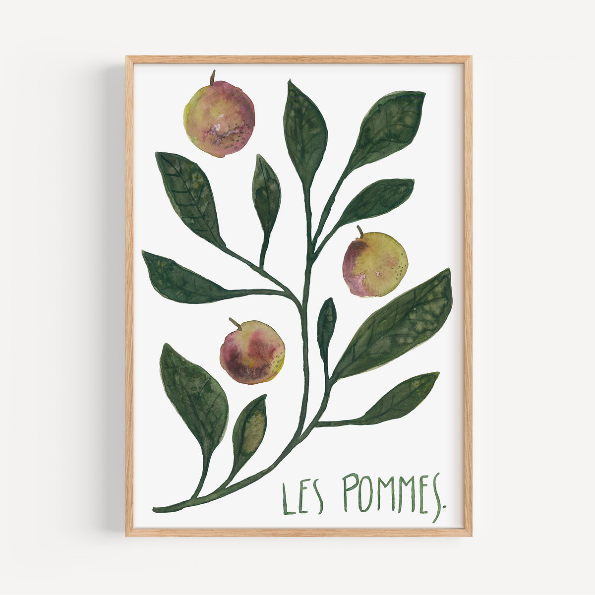 Kunstdruck - Les pommes