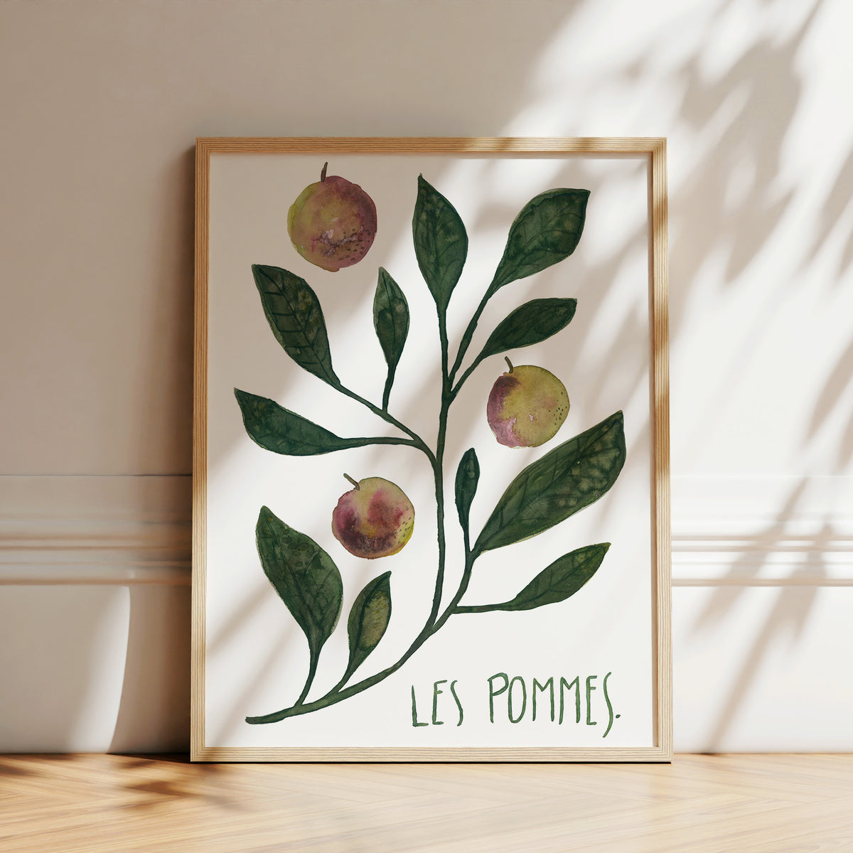 Kunstdruck - Les pommes