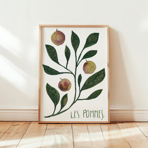Art print - Les pommes