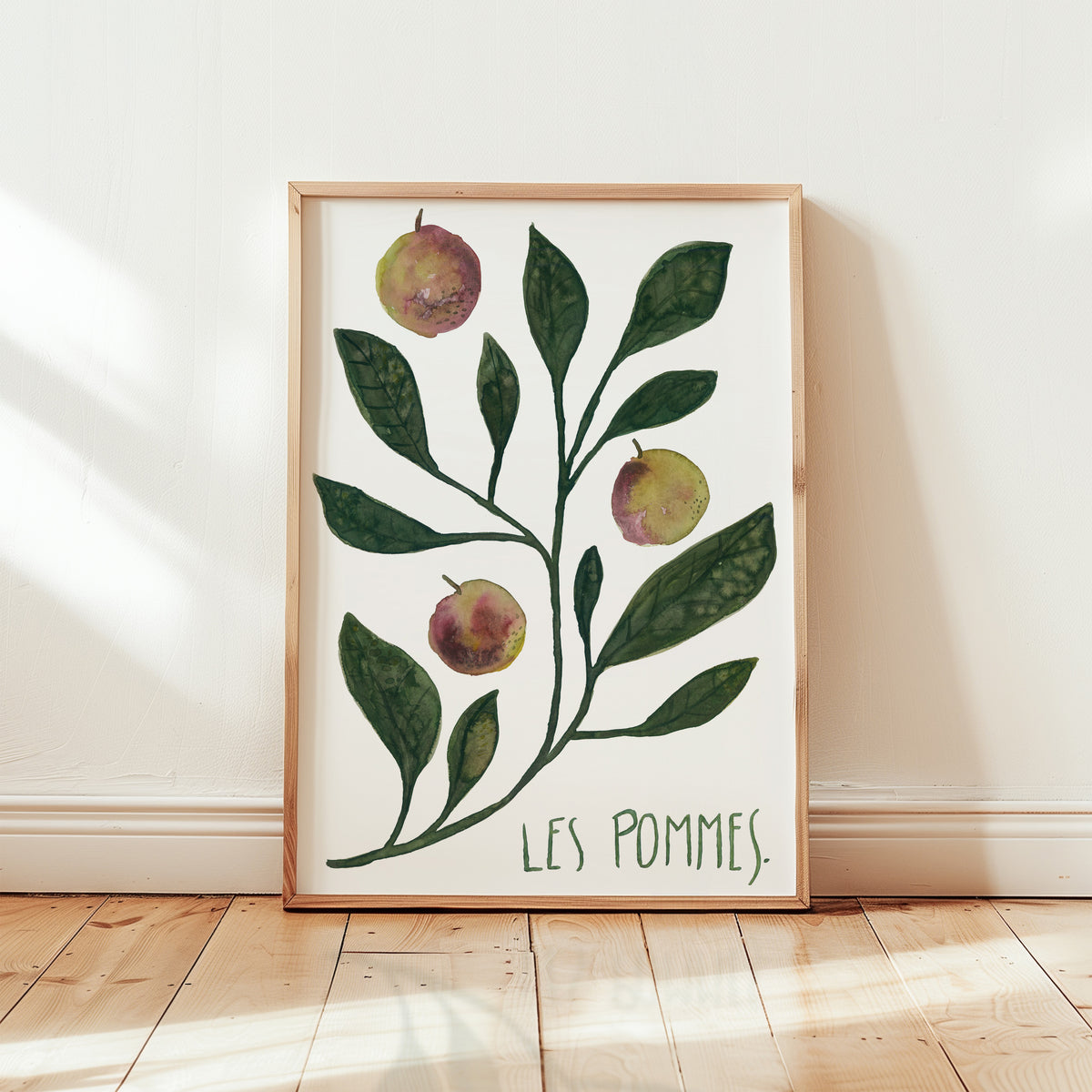 Kunstdruck - Les pommes