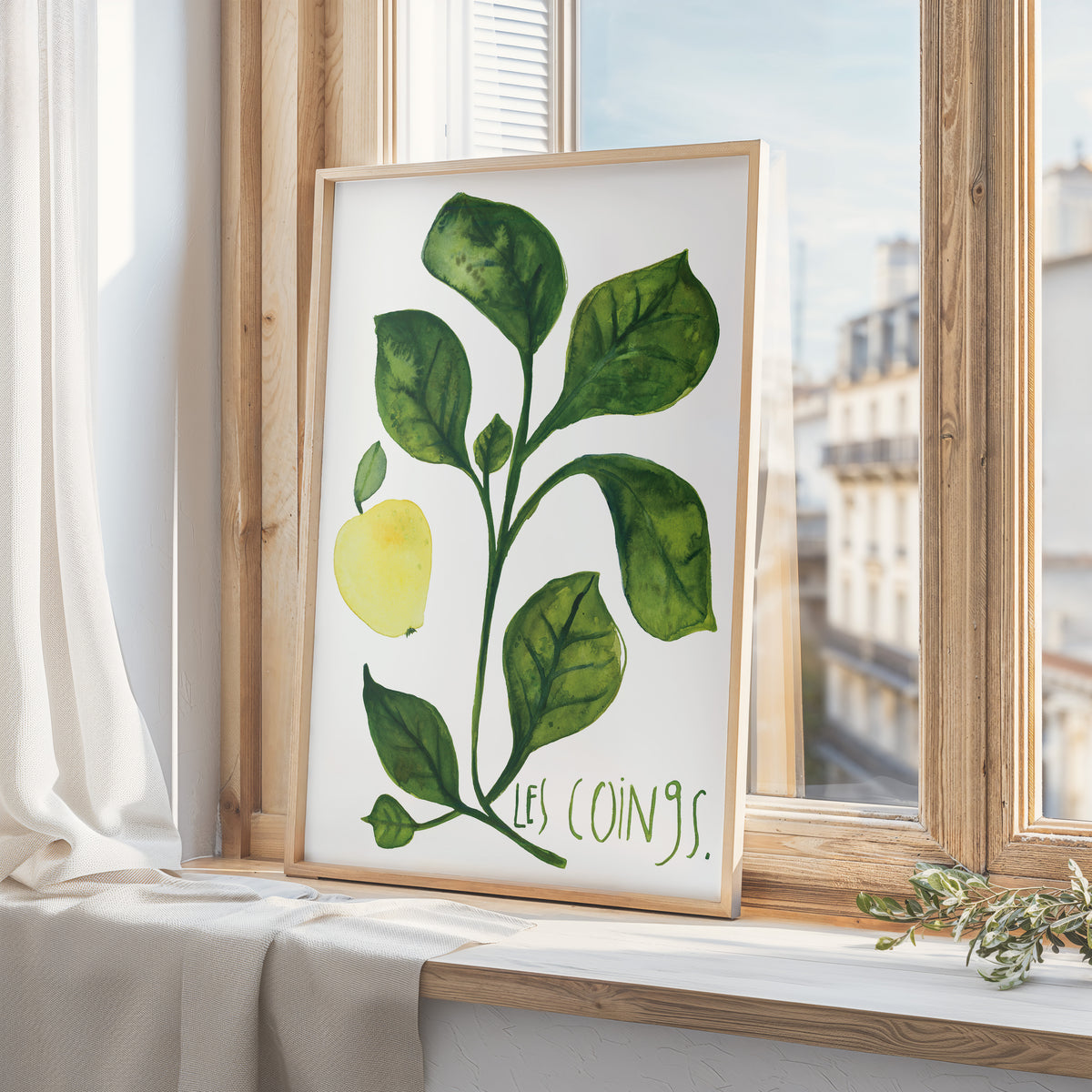 Kunstdruck - Les coings