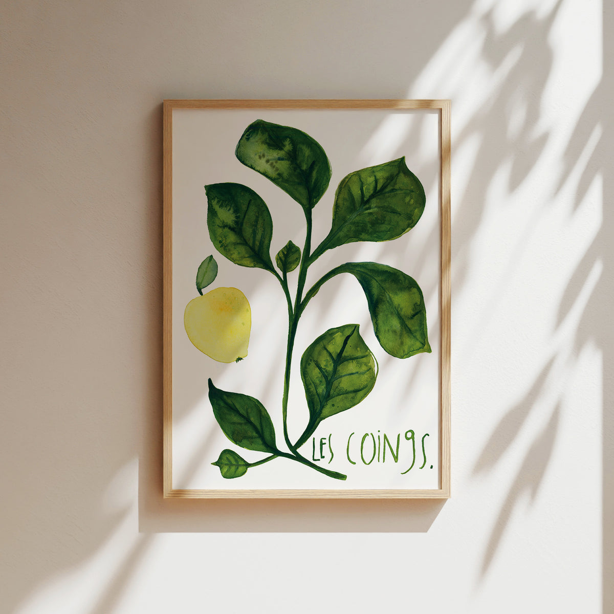 Kunstdruck - Les coings