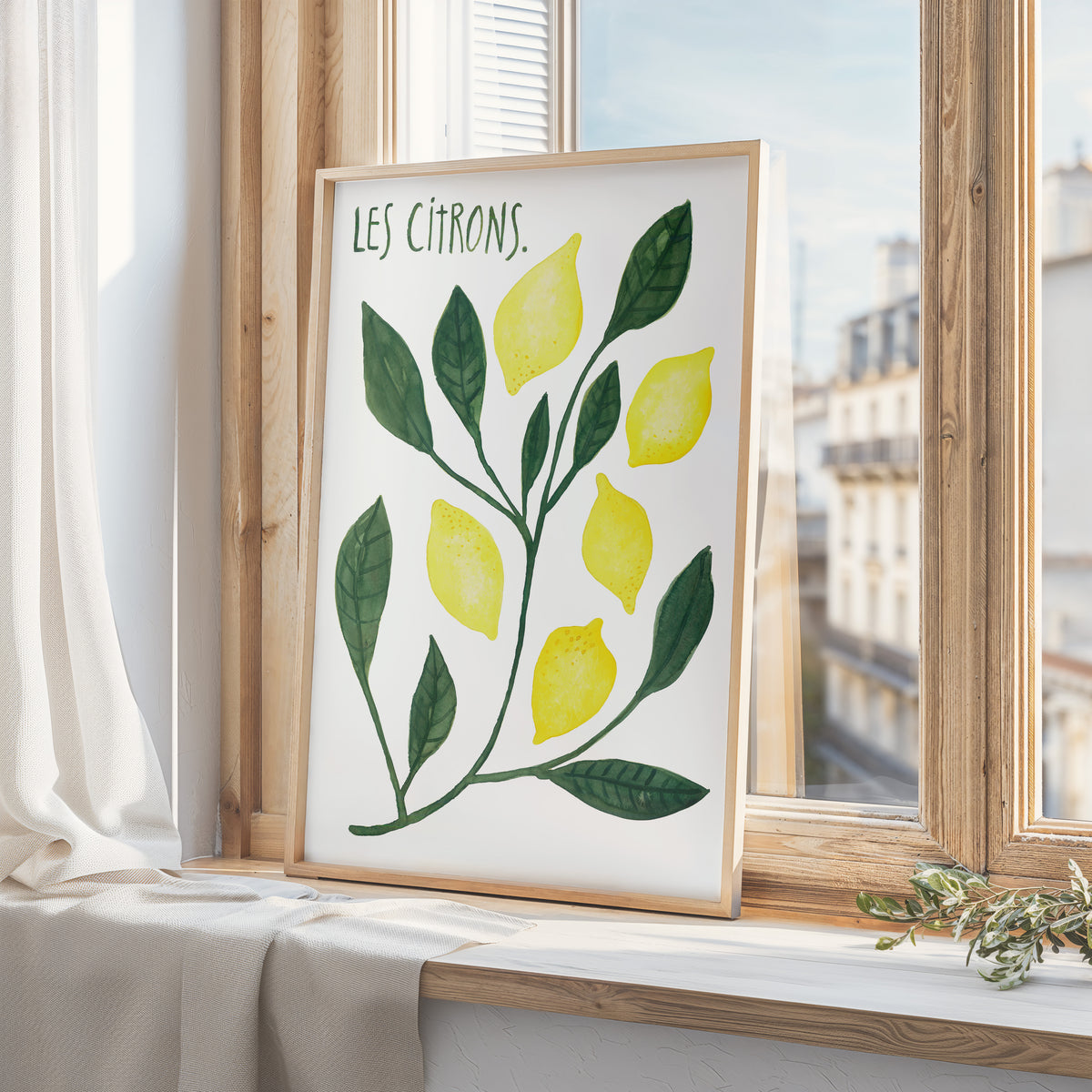 Kunstdruck - Les citrons