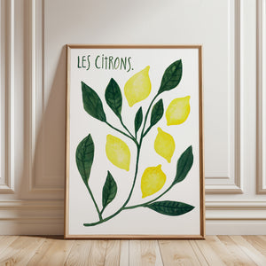 Art print - Les citrons