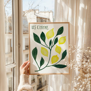 Art print - Les citrons
