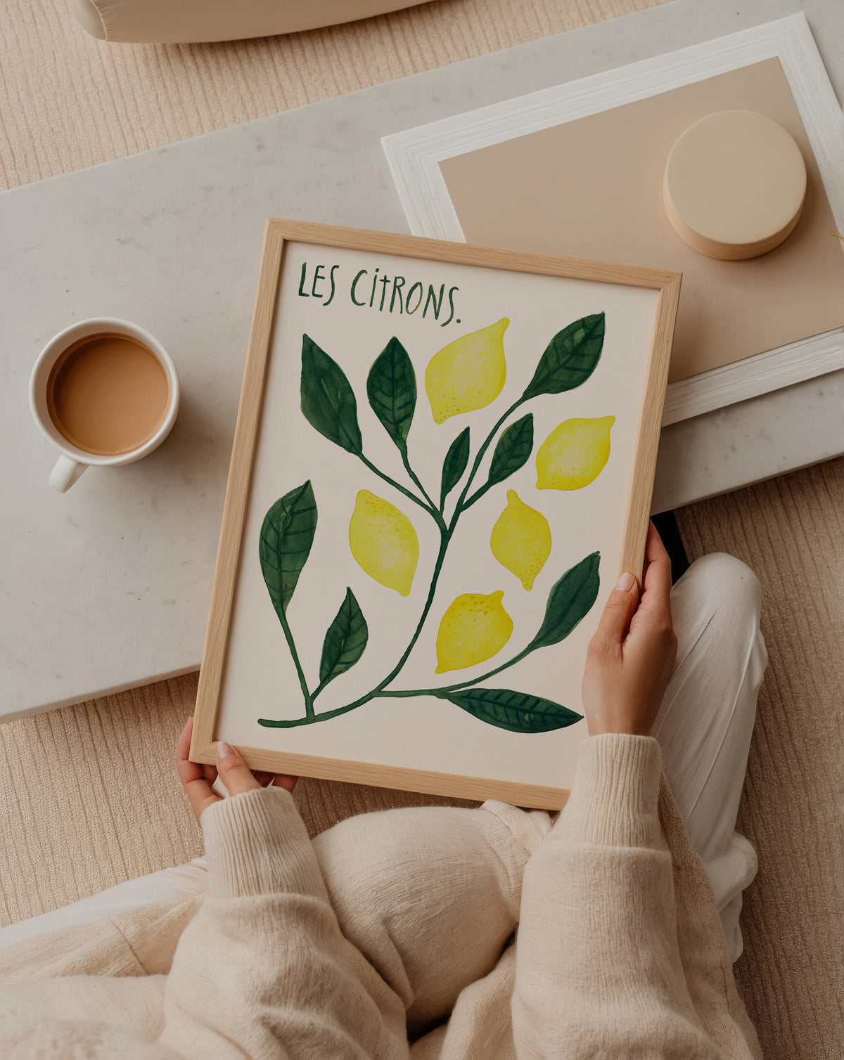 Kunstdruck - Les citrons