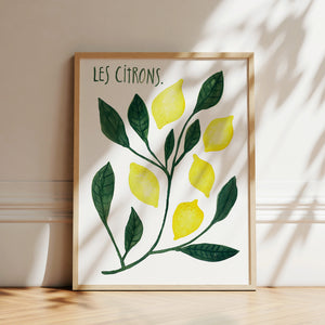 Art print - Les citrons