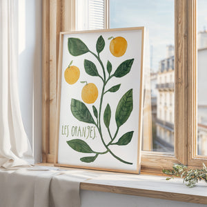 Art print - Les oranges
