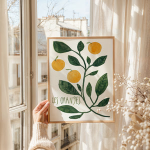 Art print - Les oranges