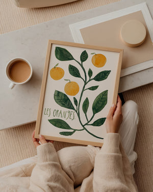 Art print - Les oranges