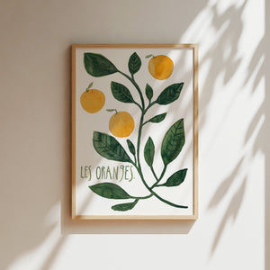 Art print - Les oranges