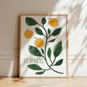 Art print - Les oranges