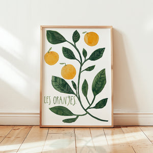 Art print - Les oranges