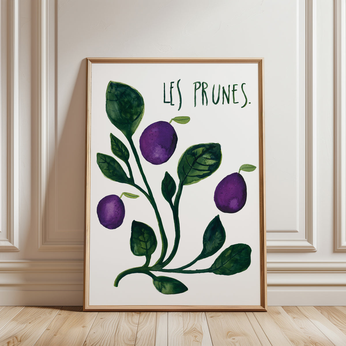 Kunstdruck - Les prunes