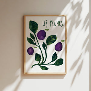 Art print - Les prunes