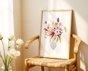 MÄRZ-EDITION | Kunstdruck | Handsigniert - Delicate flowers