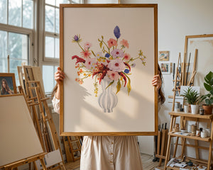 MÄRZ-EDITION | Kunstdruck | Handsigniert - Delicate flowers