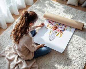 MÄRZ-EDITION | Kunstdruck | Handsigniert - Delicate flowers