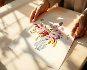 MÄRZ-EDITION | Kunstdruck | Handsigniert - Delicate flowers