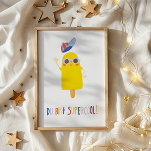 Kunstdruck - Eis | Du bist supercool