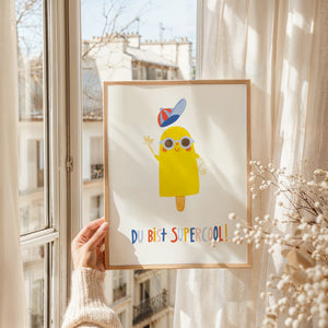 Kunstdruck - Eis | Du bist supercool