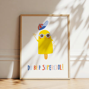 Kunstdruck - Eis | Du bist supercool