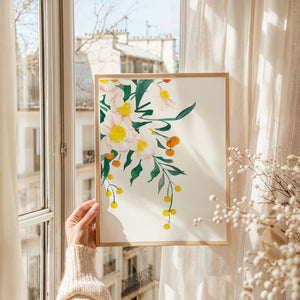 Art Print - Orange Flowers