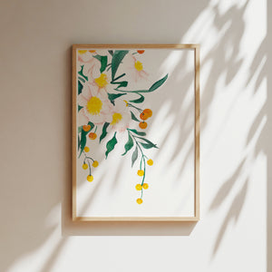 Art Print - Orange Flowers