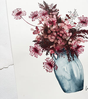 Original-Illustration | Autumn Flowers