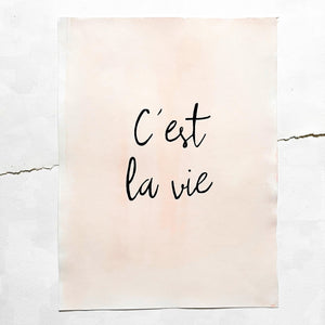 Original-Illustration | C'est la vie