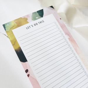 Notizblock - Floral Colours No2