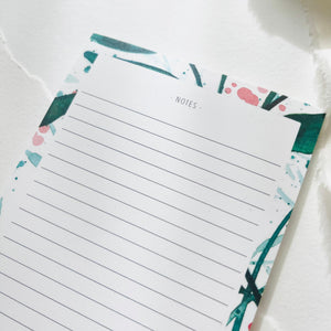 Notizblock - Green Leaves