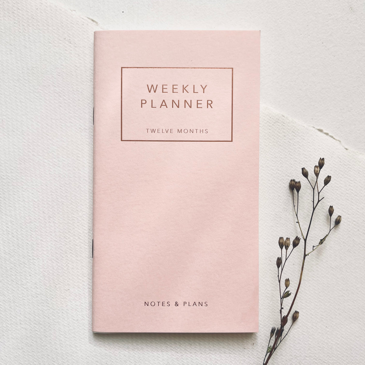 Weekly Planner - Rose