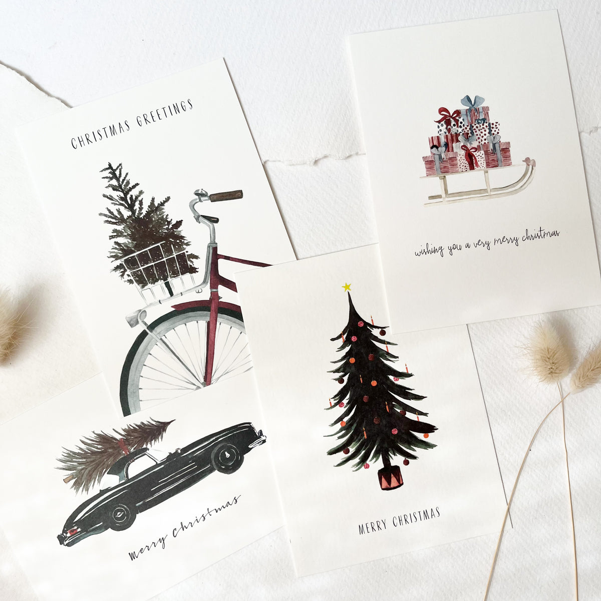 Postkarten Set · Weihnachtskarten Set VIII