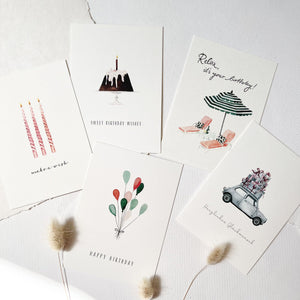 Postkarten Set · Geburtstagsfreuden
