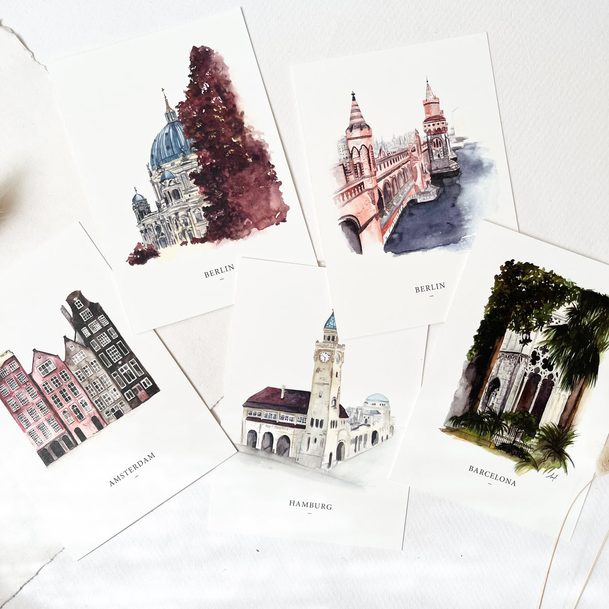 Postcard Set · Cities