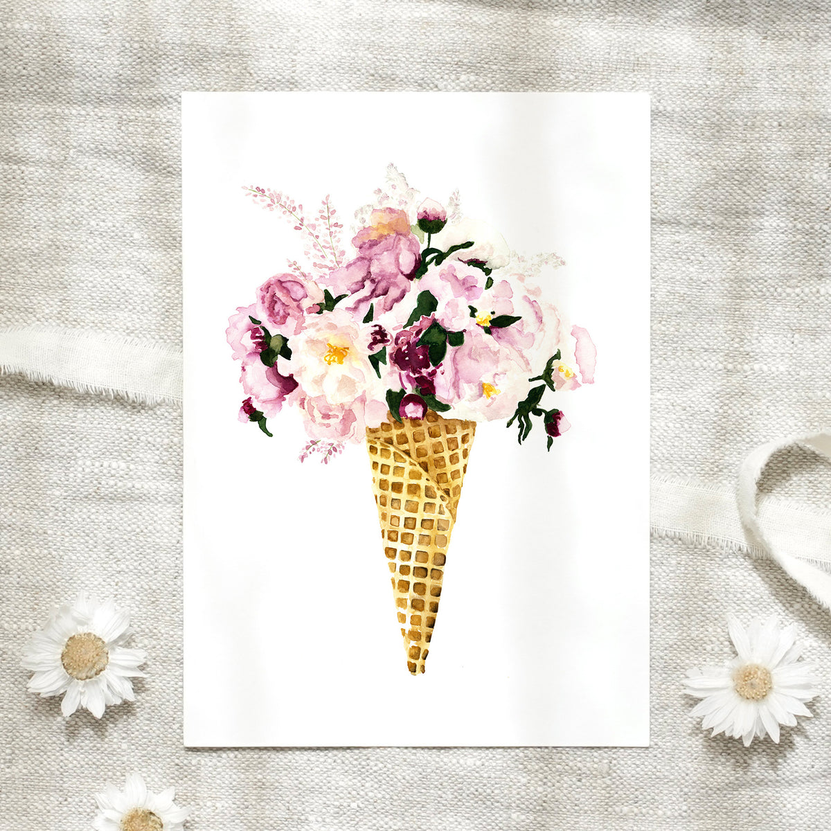 Postkarte - Flower Cone