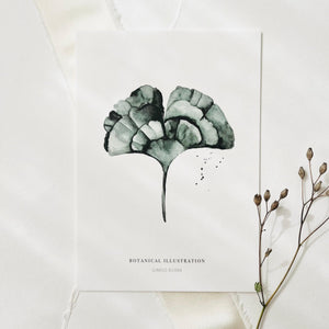 Postkarte - Ginkgo Leaf
