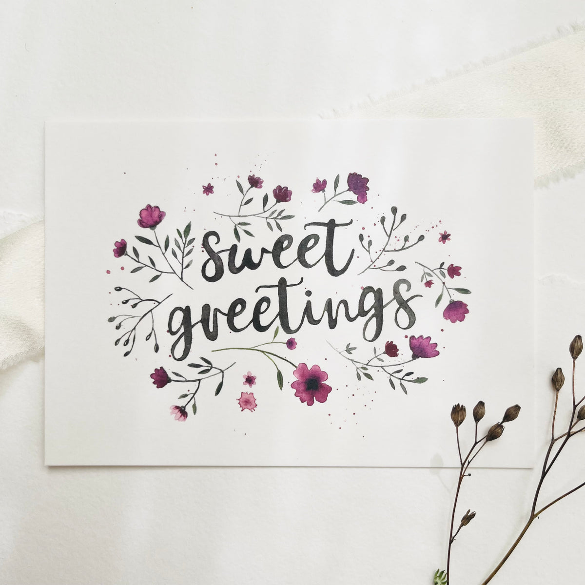 Postkarte - Sweet Greetings