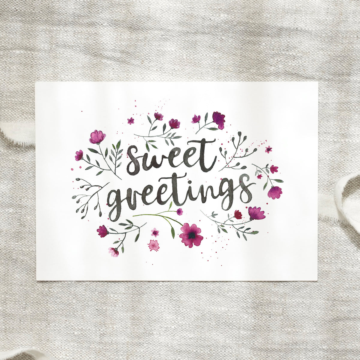 Postkarte - Sweet Greetings