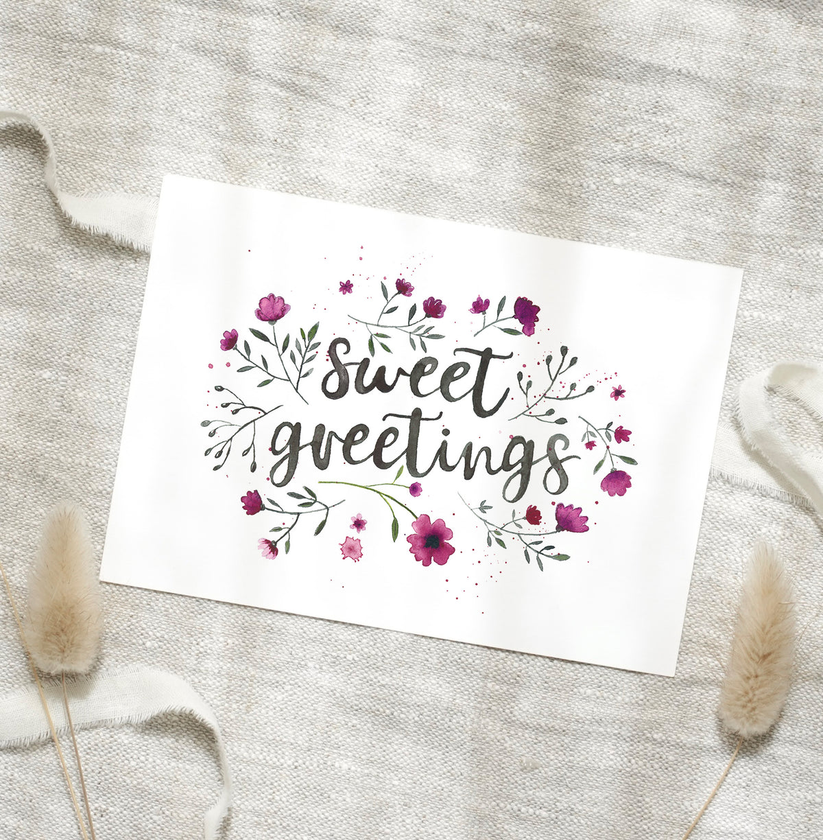 Postkarte - Sweet Greetings