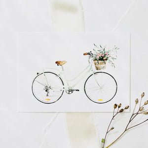 Postkarte - Bicycle Love