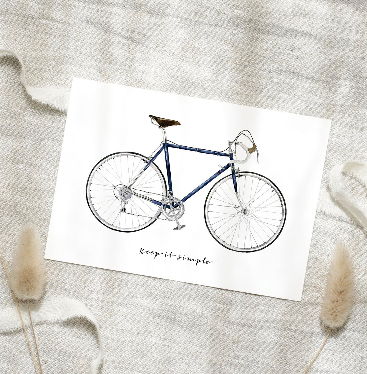 Postkarte - Keep it simple