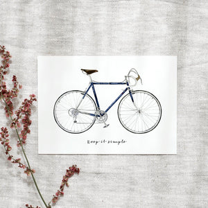 Postkarte - Keep it simple